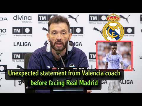 Unexpected comment from Valencia coach before facing Real Madrid today and what about Vinicius!