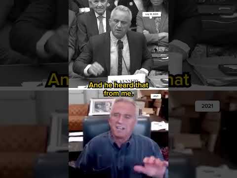 RFK Jr&#039;s flip flop testimony